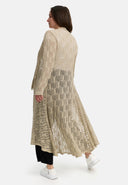 Kekoo Knitted jacket Long 'Cotton'