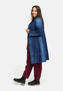 Transitional coat made of premium denim 'Indiga'