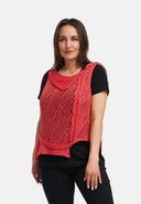 Kekoo Knitted Wrap Asymmetric 'Cotton'
