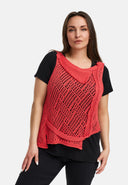 Kekoo Poncho de Malha Assimétrico 'Cotton'