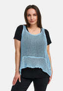 Kekoo Poncho de Malha 'Cotton'