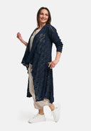 Kekoo Knitted jacket Long 'Cotton'