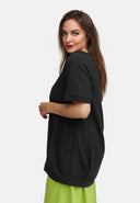 Pitkä paita pellavasta pallosiluetilla 'Venti'