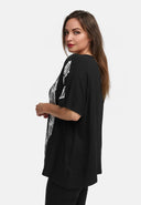 Túnica línea A de ligero stretch de viscosa 'Sovana'