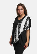 Túnica línea A de ligero stretch de viscosa 'Sovana'