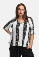 Boxig tröja i lätt viskosstretch 'Sovana'