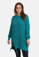 'Cotona' Knit Shirt Long – casual & cozy