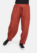 Vid byxa med konisk passform 'Ferina'