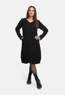 Elegant jurkje, A-lijn, met structuurpatroon 'Noira'