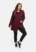 Tunika A-linja cowl-kauluksella 'Floréa'