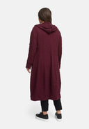 Casaco de transição em viscose stretch texturizada 'Floréa'