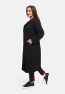 Casaco de transição em viscose stretch texturizada 'Floréa'