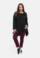 Tunika A-linja cowl-kauluksella 'Floréa'