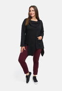 Tunika A-linja cowl-kauluksella 'Floréa'