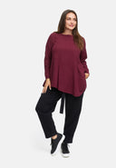 Byxor med knytskärp i hampa-bomullsblandning 'Elure'