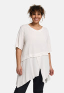 'Crissa' V-Neck Tunic – light, casual & figure-flattering