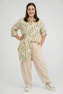 Tunika-bluzka 'Livia' – lekka, luźno dopasowana i artystycznie wzorzysta