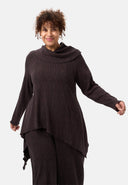 'Amande' Tunika – Asymmetrischer Schnitt & fließende Silhouette