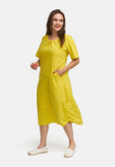 Robe en lin en ligne A 'Venti'