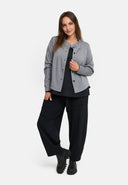 'Juline' giacca camicetta – denim con stretch, femminile & moderno