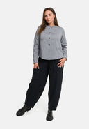 'Juline' giacca camicetta – denim con stretch, femminile & moderno