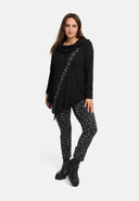 'Seriva' Tuniek – A-lijn met Sjaalkraag & Diagonaal-Panel