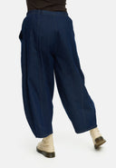 Pantaloni 'Amira' – balloon, denim scuro & super elasticizzati