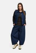 'Amira' Veste – denim foncé, décontractée & avec stretch