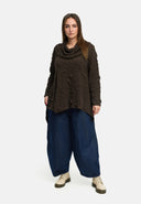 'Brunel' Tuniek – korte vorm, edel gestructureerd & overhemdkraag