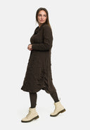 'Brunel' φόρεμα – Cowl-Neck, πλευρική ραφή & μεσαίο μήκος