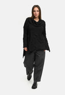 'Brunel' Tuniek – korte vorm, edel gestructureerd & overhemdkraag