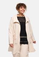 'Livia' Parka de Meia-Estação – suave, detalhado & moderno