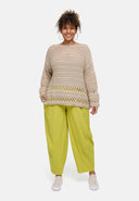 Camiseta de punto 'Cotture' – Tacto suave, corte elegante y aireado