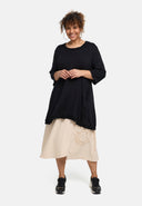 Jupe 'Livia' – Ligne A, asymétrique et extensible