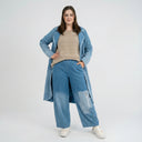 'Sky' Takki – Ensiluokkainen Farkkukangas, Liukuvärjäys & Joustavuus