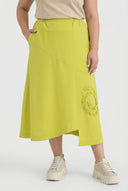 'Livia' Rok – A-lijn, asymmetrisch & rekbaar