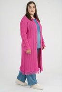 'Cotture' Lang Cardigan – Blød Berøring, Stilfuldt Snit & Luftig